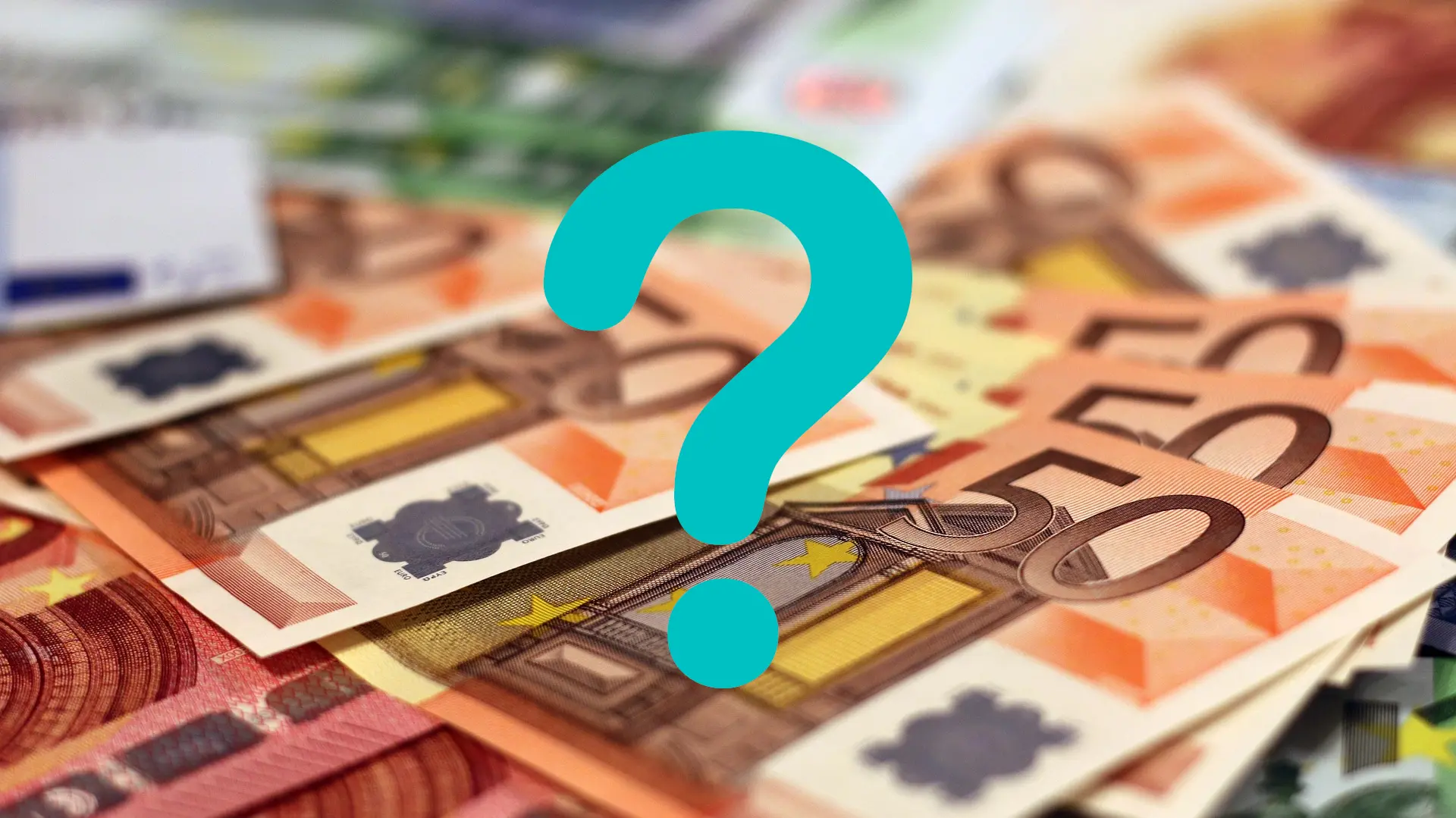 Seteleitä ja kysymysmerkki